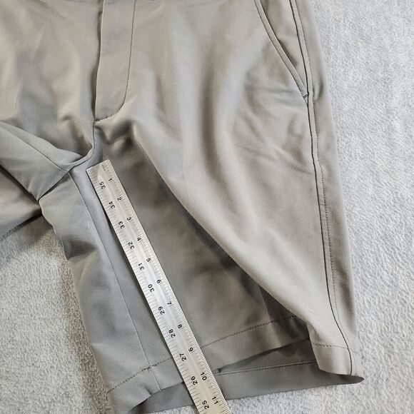 FootJoy Shorts Mens 34 Gray Chino Golf Performance Flat Front Stretch Outdoor - Picture 5 of 10